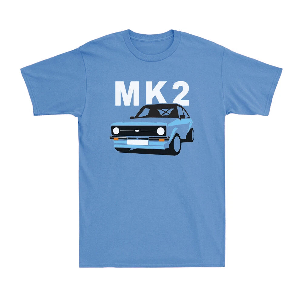 Mk2 Escort 80S T Shirt Classic Car OAP Men's Gift