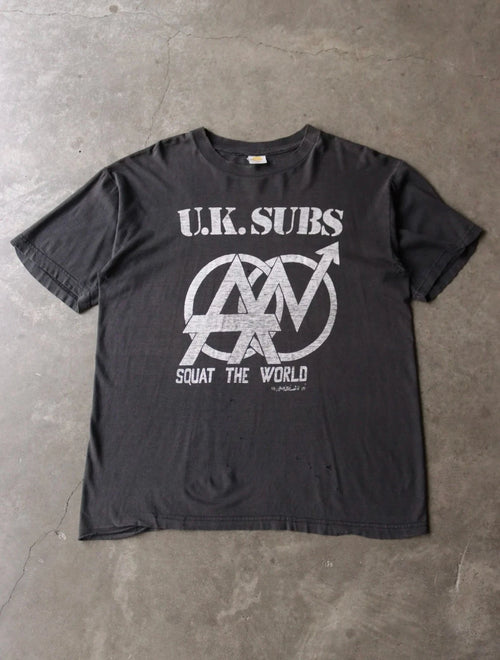 1990S U.K. SUBS PUNK BAND TEE S-5XL