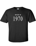 Custom Any Birth Year Personalized Birthday Made In Born Short Sleeve T-shirt