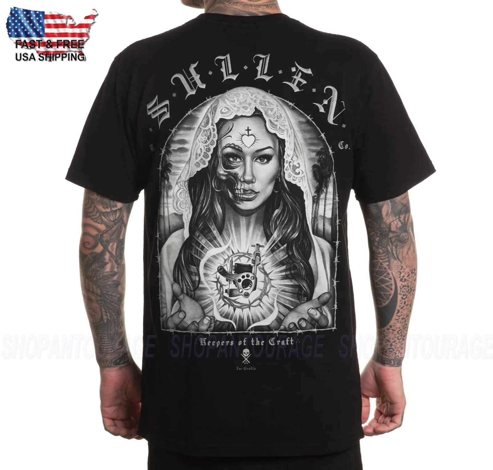 Sullen Art Collective Gentile Mary Premium SCM7535 T-Shirt For Men