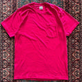 Vintage BVD Premium Series Pocket T-Shirt XL Pink Made in USA