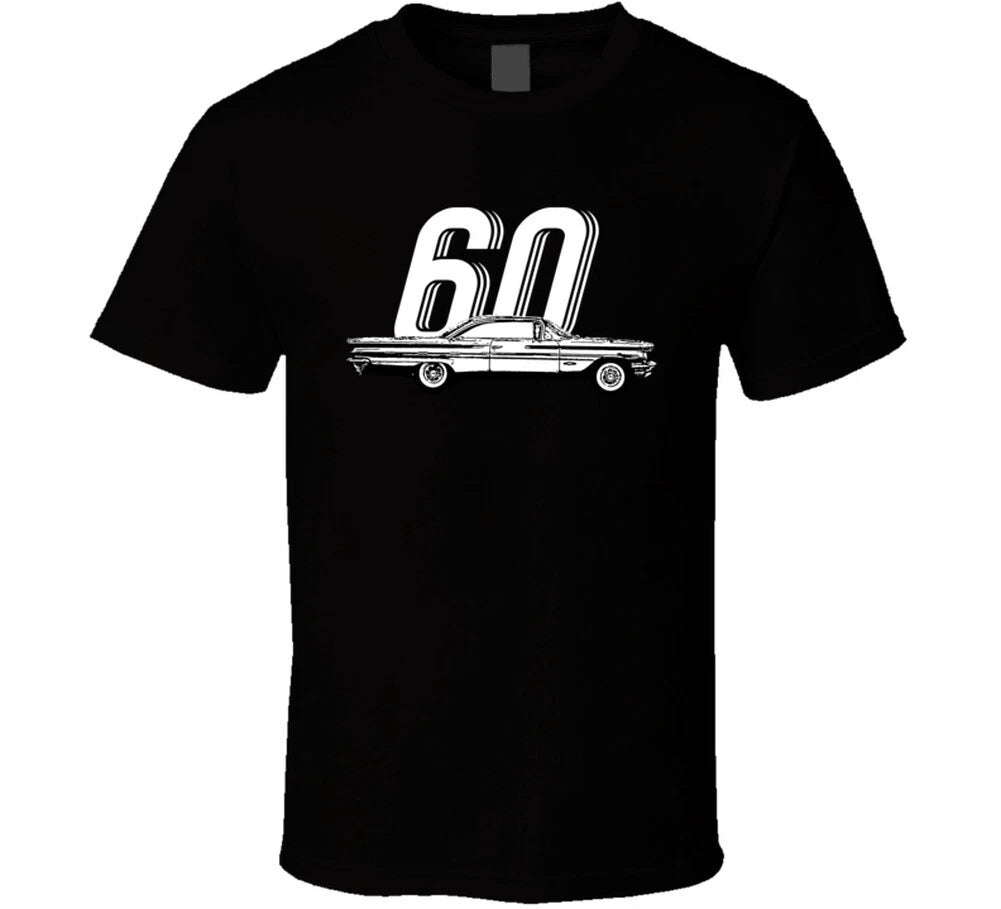 1960 Pontiac Bonneville 6 4l V8 Vintage Car Year Fan T Shirt