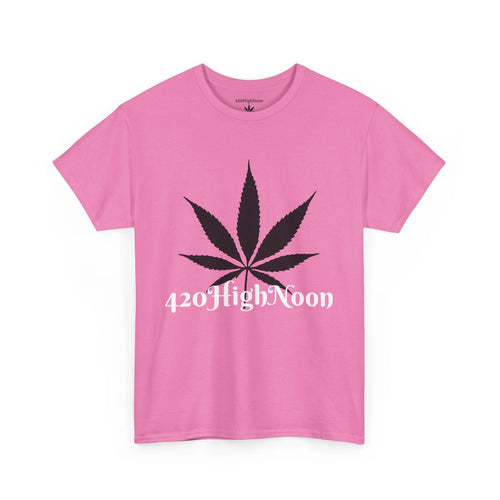 420HighNoon Unisex Tee, Marijuana Graphic Shirt, Stoner Gift, Weed Lover Top,
