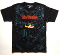 BEATLES T-Shirt RARE Embroidered Logo Yellow Submarine Jonh Lennon McCartney Pop