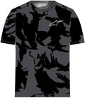 Alpinestars Black Camo Performance Short Sleeve Casual wear men T Shirt