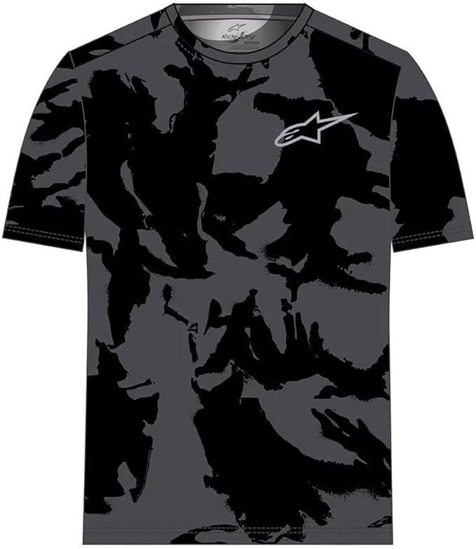 Alpinestars Black Camo Performance Short Sleeve Casual wear men T Shirt