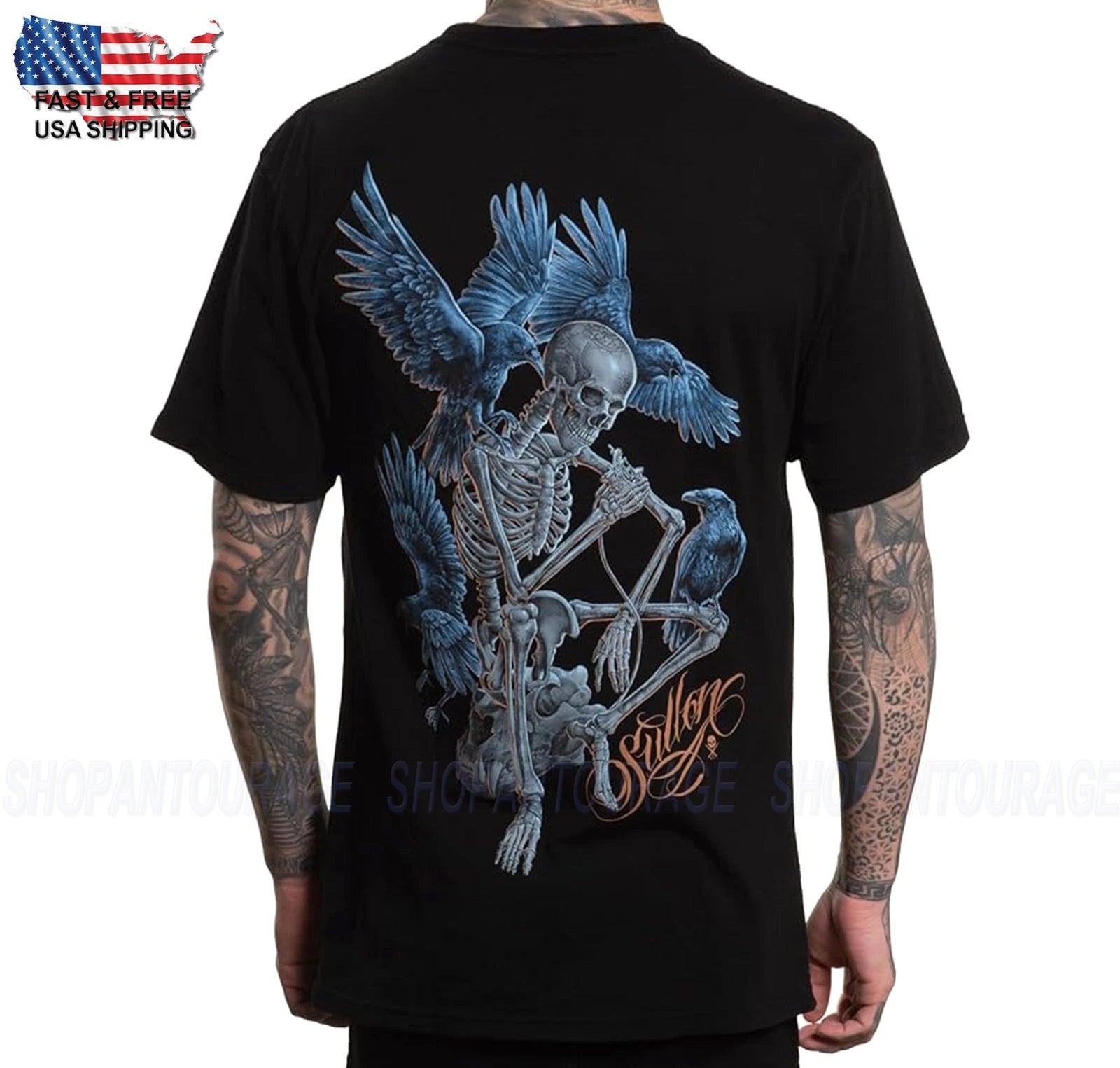 Sullen Art Collective Up To Death Premium SCM7323 T-Shirt For Men