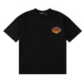 Mosaic Badge Graphic T-Shirt Unisex Oversized Double Side Print Cotton Tee