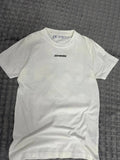 Off-White Acrylic Arrow Tee White Pink Back Logo Size S OMAA027E20JER005