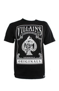 VULGAR VILLAINS ORIGINALS T-SHIRT BLACK STREETWEAR BICYCLE BIKE CARD S-2XL NEW