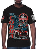 Shelby Cobra CLASSIC MENS Black T-SHIRT.  See PICS.