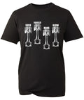 Suck Squeeze Bang Blow T-Shirt, Funny Car Lovers Riders Piston Drift Unisex Top