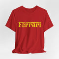 Distressed Ferrari Emblem T-Shirt | Vintage Racing Logo Tee | Motorsport | F1
