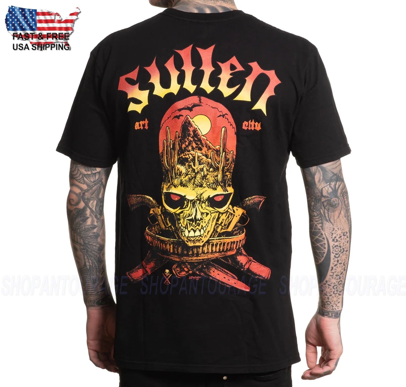 Sullen Art Collective Armada Premium Fit SCM7155 T-Shirt For Men