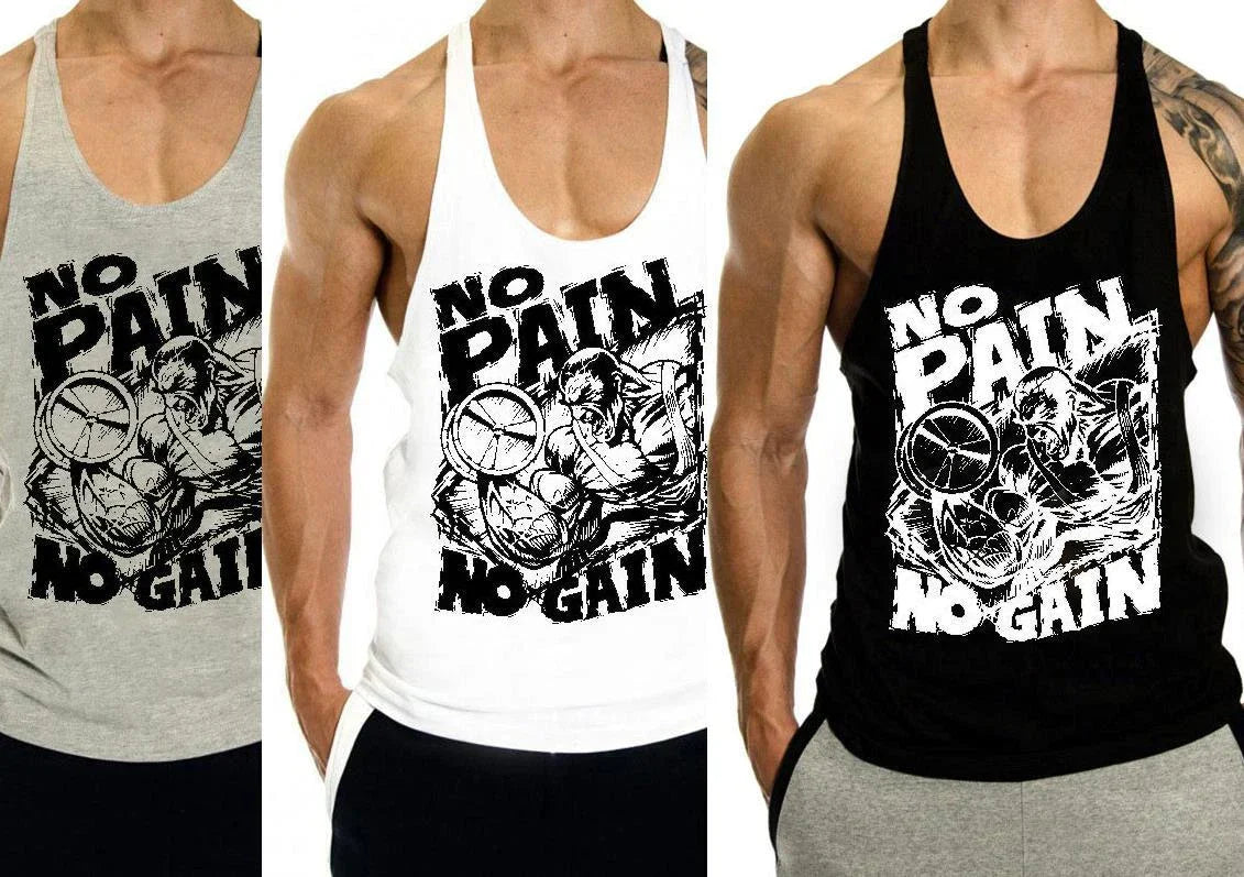 Men Gym Workout Tank Top Y-Back Muscle Tee Stringer Bodybuilding Sleeveless Vest Hoodie, Sweatshirt | CoreVibeTees.com