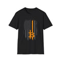 Bitcoin American USA Flag Crypto Currency Coin Unisex Softstyle T-Shirt BTC