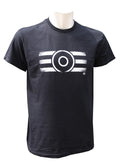 D-Day Roundel Stripes Black White Aviation Exclusive Printed T-Shirt Humour Mens