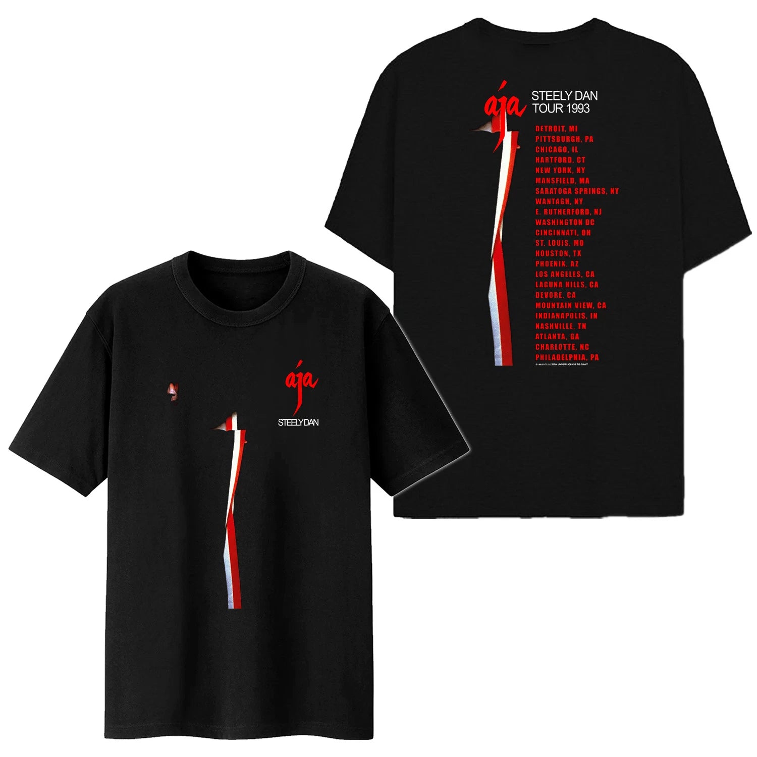Steely Dan Aja Tour 1993 Music T-Shirt Unisex Gift For Fans All Size