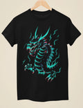 Neon Dragon - Tattoo Inspired Unisex Black T-Shirt