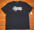 NWT Mens BANANA REPUBLIC Script Logo PREMIUM WASH Graphic Tee T-Shirt LARGE *K2