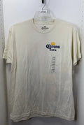 Corona Extra Beer Beige Graphic Tee Size L NWT
