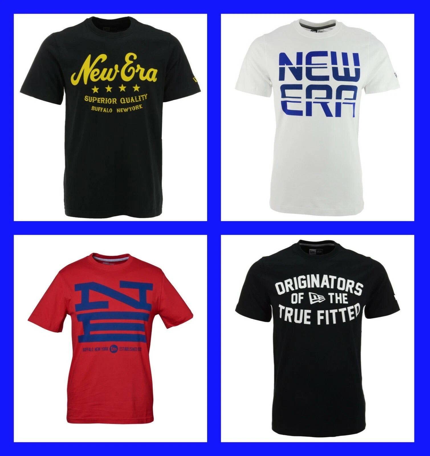 New Era ~ Premium Assorted Logo Branded T-Shirt Men's Size Small $30 NWT