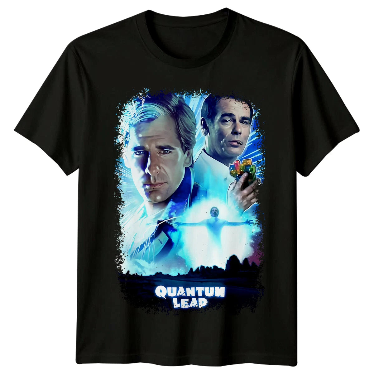 Quantum Leap (1989) Movie Poster Inspired T-Shirt Retro 80s Tee