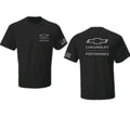 NEW CHEVY PERFORMANCE USA FLAG BLACK  SHORT SLEEVE MENS COTTON TEE SHIRT D7893