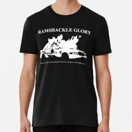 Ramshackle Glory Police Car Size S to 5XL Made in the USA T-Shirt