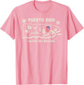 Puerto Rico La Isla del Encanto Puerto Rican Flag Retro T-Shirt