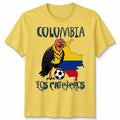 Colombia Football Unisex T Shirt Colombian South America Mens Womens Tee