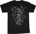 King Crown Skull T-shirt Graphic Tees Clothing Apparel Mens Gifts