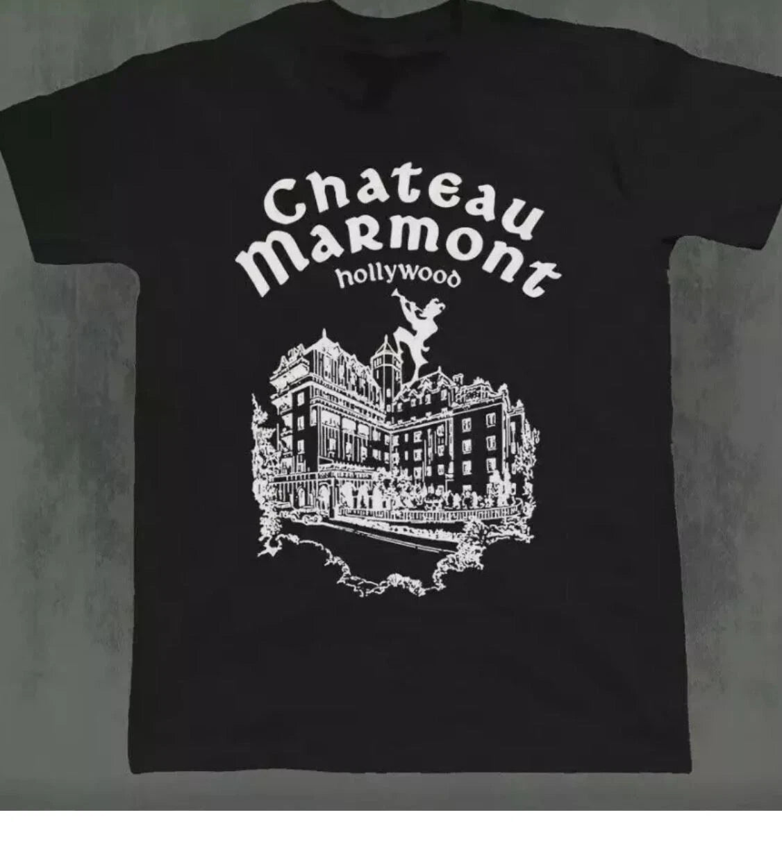 Chateau Marmont Hollywood Hotel Black T-shirt S-5XL BUY NOW!