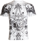 Archaic by Affliction Men's T-Shirt Tall Tale Wings Cross Skull Biker