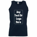 Personalised Custom Printed Valueweight Athletic Vest Sport Gym Summer Tank Tops