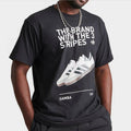 NEW MEN'S ADIDAS ORIGINALS SAMBA TREFOIL TEE SHIRT ~SIZE LARGE  #JE2040