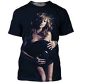 Mariah Carey 3D Print T-Shirt Unisex Polyester Casual Crew Neck XXS to 5XL