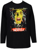 Horror of Dracula Long Sleeve T-Shirt Gothic Vampire Retro Horror Tee Bat