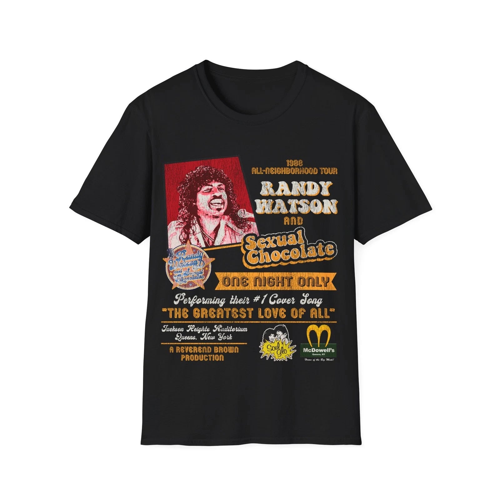 Randy Watson Sexual Chocolate Concert 88' Tour Poster II Unisex T-Shirt
