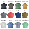 Habit Men's Long Sleeve Blue Springs 40+ UPF Quick Dry Shirt, TS10480