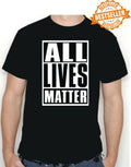 ALL LIVES MATTER T-Shirt / Everybody Same/ Civil Rights / PEACE / No War / S-XXL