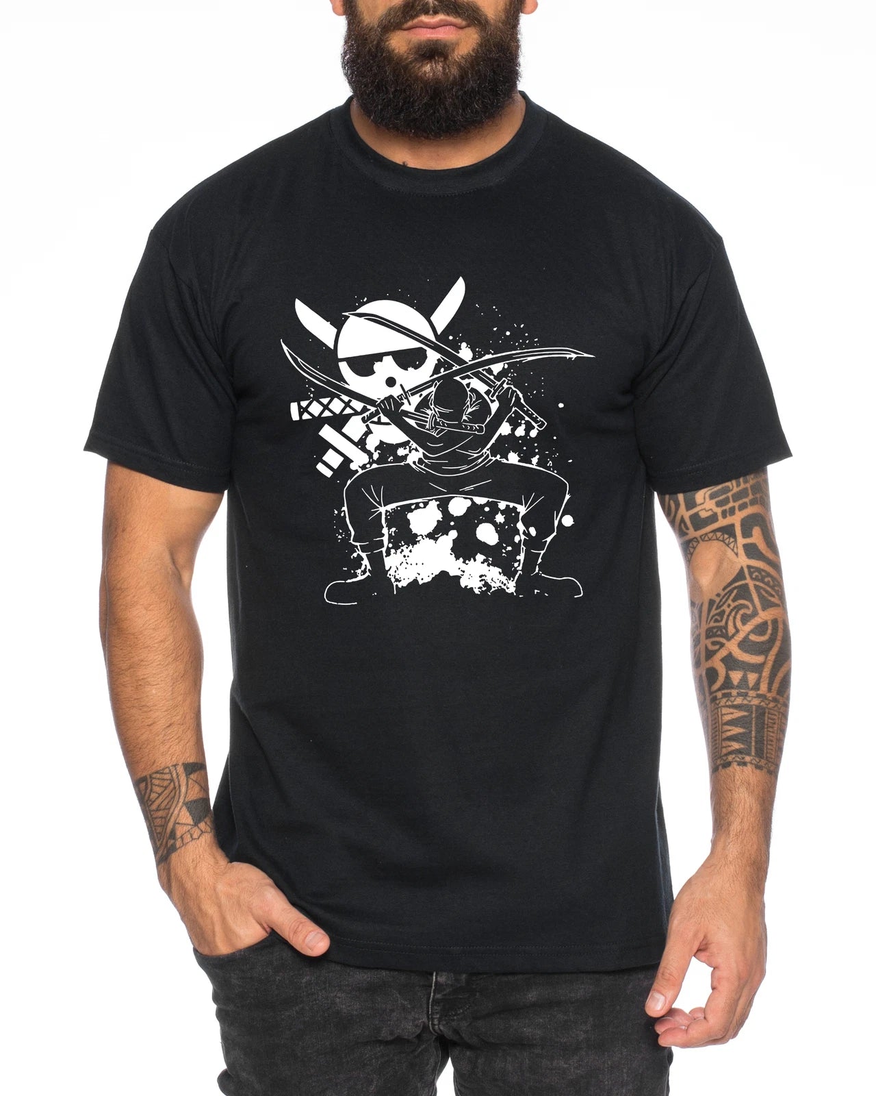 Zorro Angry One Manga Men's Luffy T-Shirt Anime Piece
