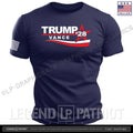 TRUMP VANCE 2028 T-Shirt patriotic campaign election maga usa men tee S-2XL