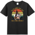 Never Mind That Sh it Here Comes Mongo Humor Quote Vintage Men's T-Shirt