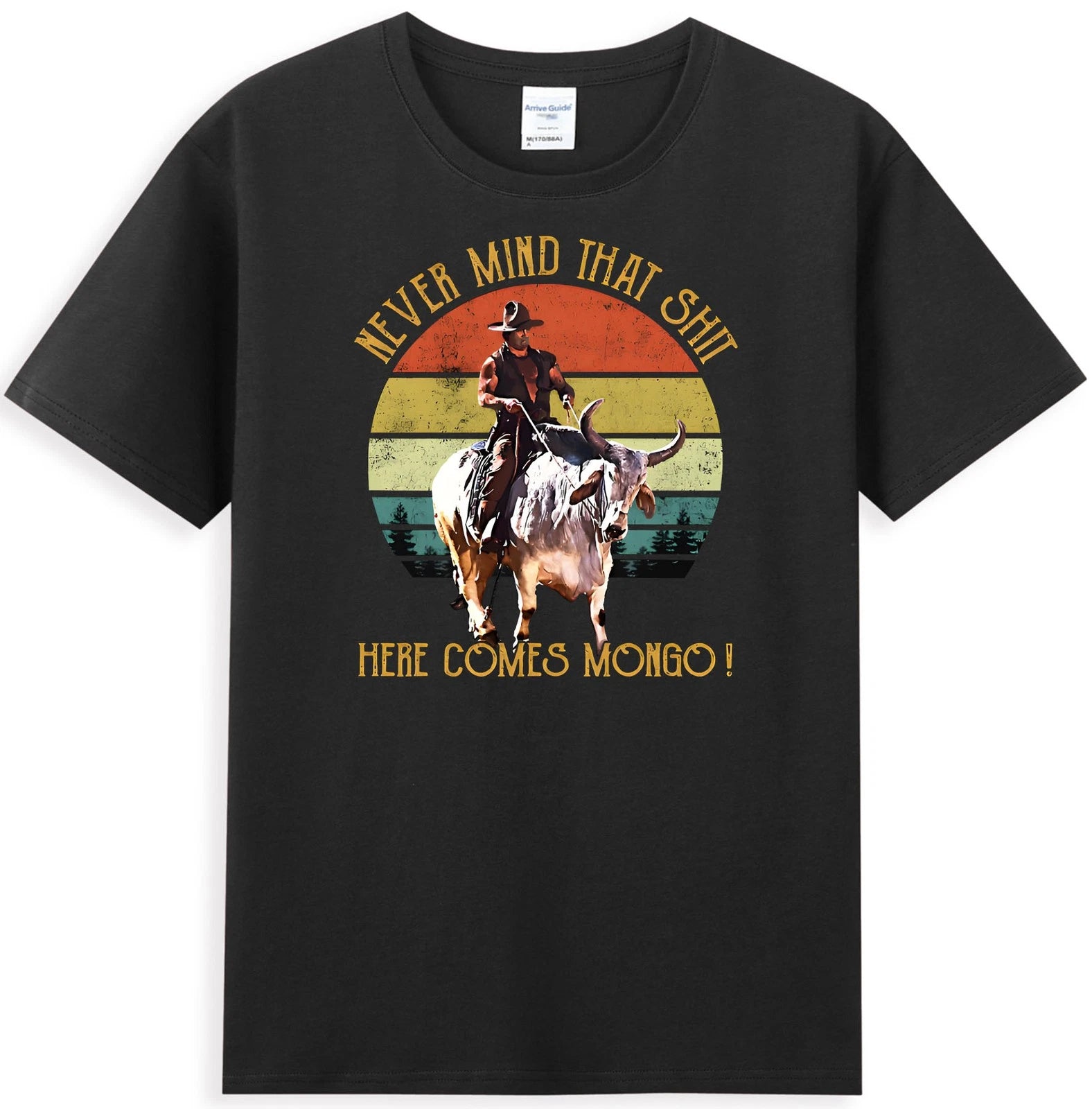 Never Mind That Sh it Here Comes Mongo Humor Quote Vintage Men's T-Shirt