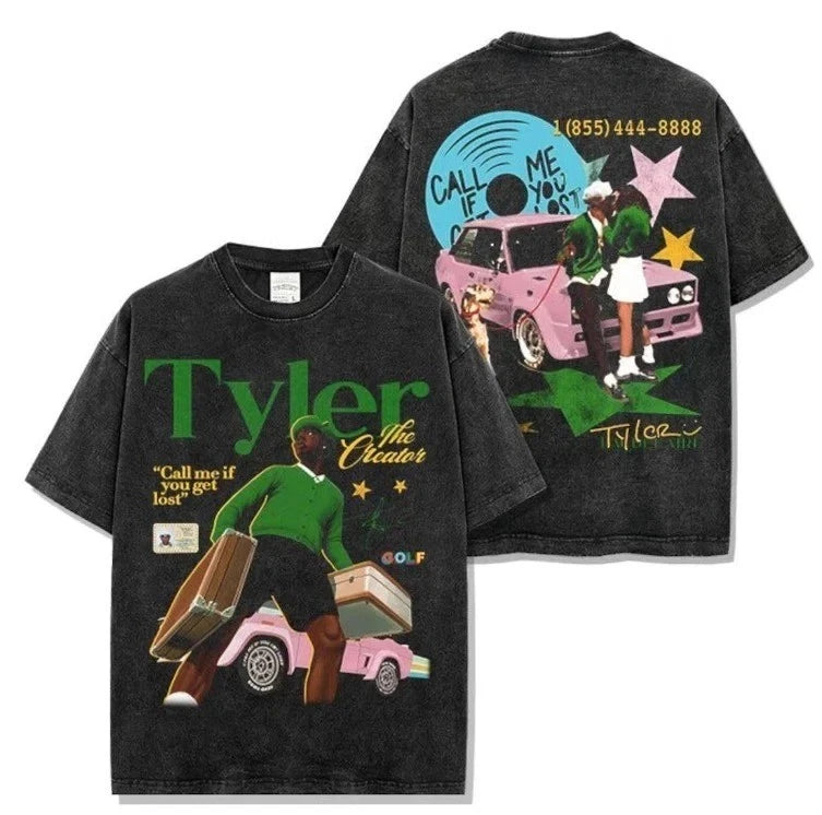 Tyler The Creator Vintage Wash T-Shirt All Size Unisex Tee, Unisex Full Size