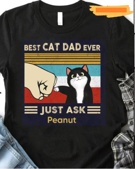 Best Cat - Dad Ever Father's Day T-shirt