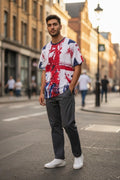 London England Unisex T-Shirt Union Jack Jubilee AOP Tee Britain Gift Souvenir