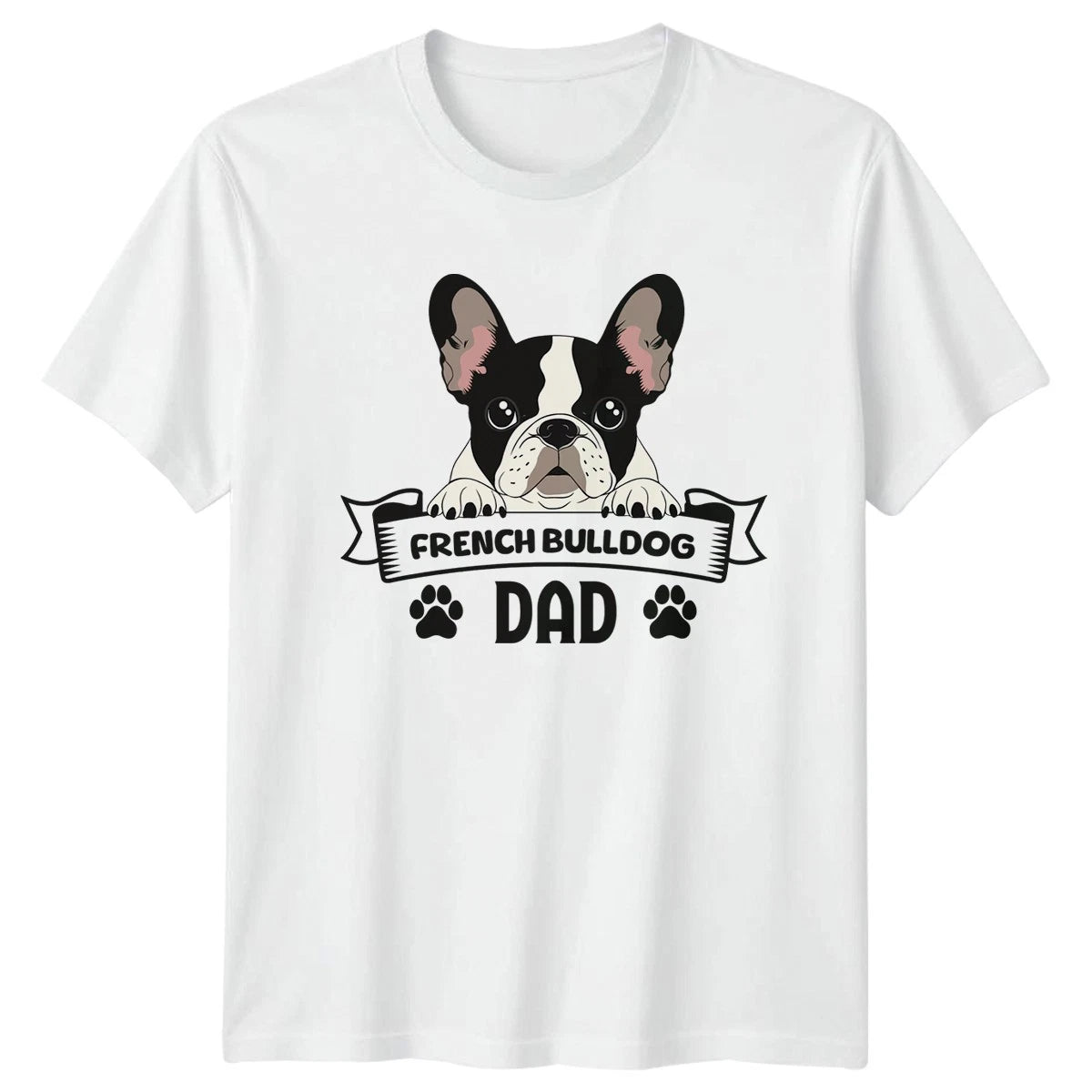 French Bulldog Dad Mens T-Shirt French Fathers Day Gift For Him
