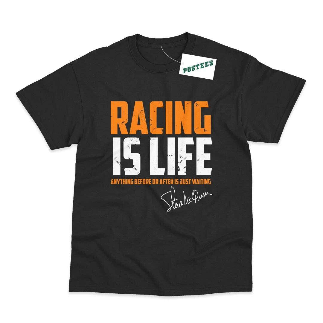Racing Is Life Inspired Le Mans 24hr Printed T-Shirt